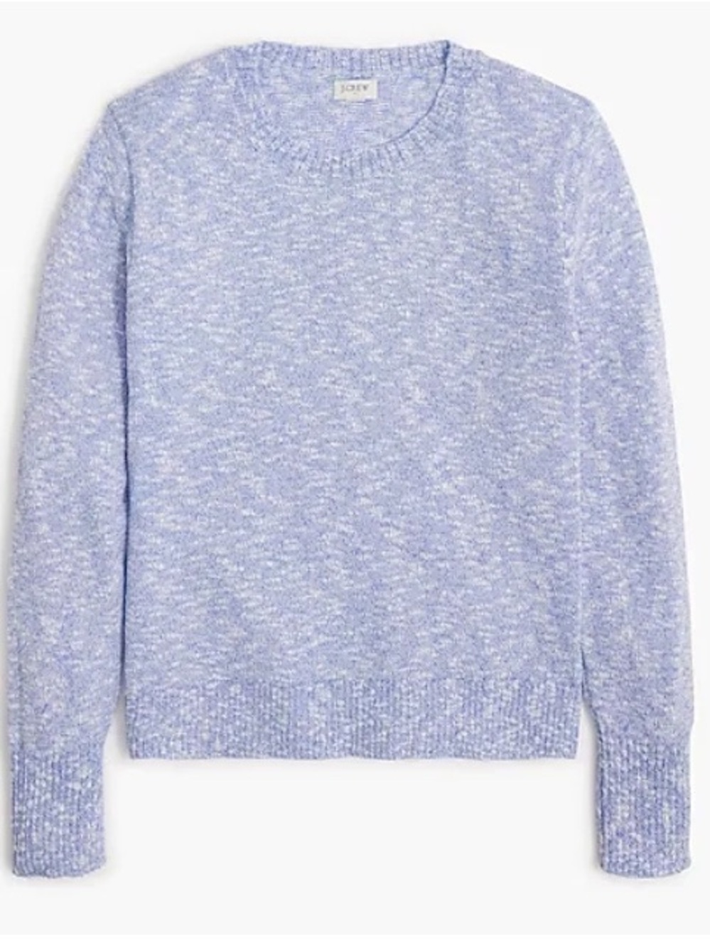 J. Crew Heathered Sky Blue Crewneck Sweater